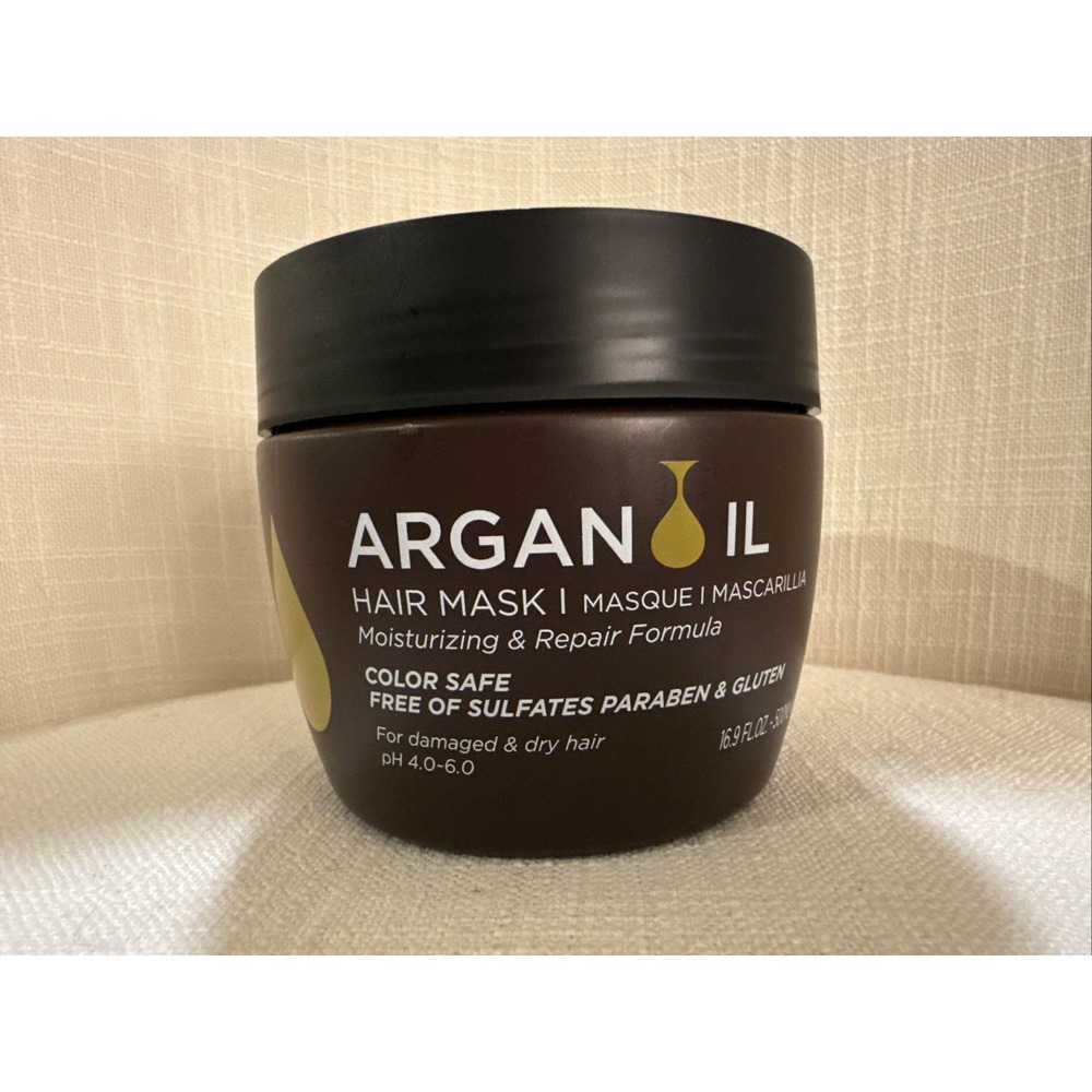 Argan Oil Hair Mask,‎ 16.9 fl oz (500 ml), Luseta Beauty